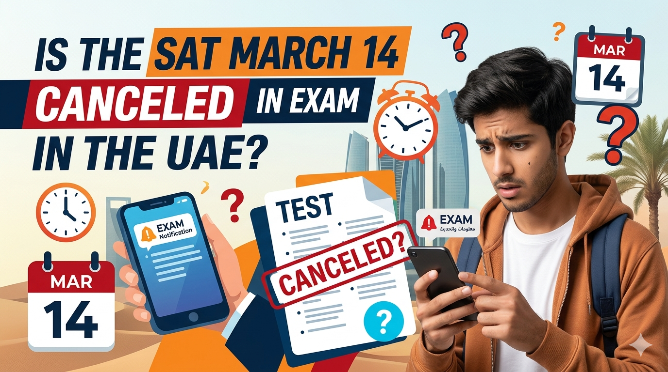Is the SAT March 14 Exam Canceled in the UAE? 